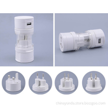 Universal All in One World Travel Adapter with USB Power AU EU UK US